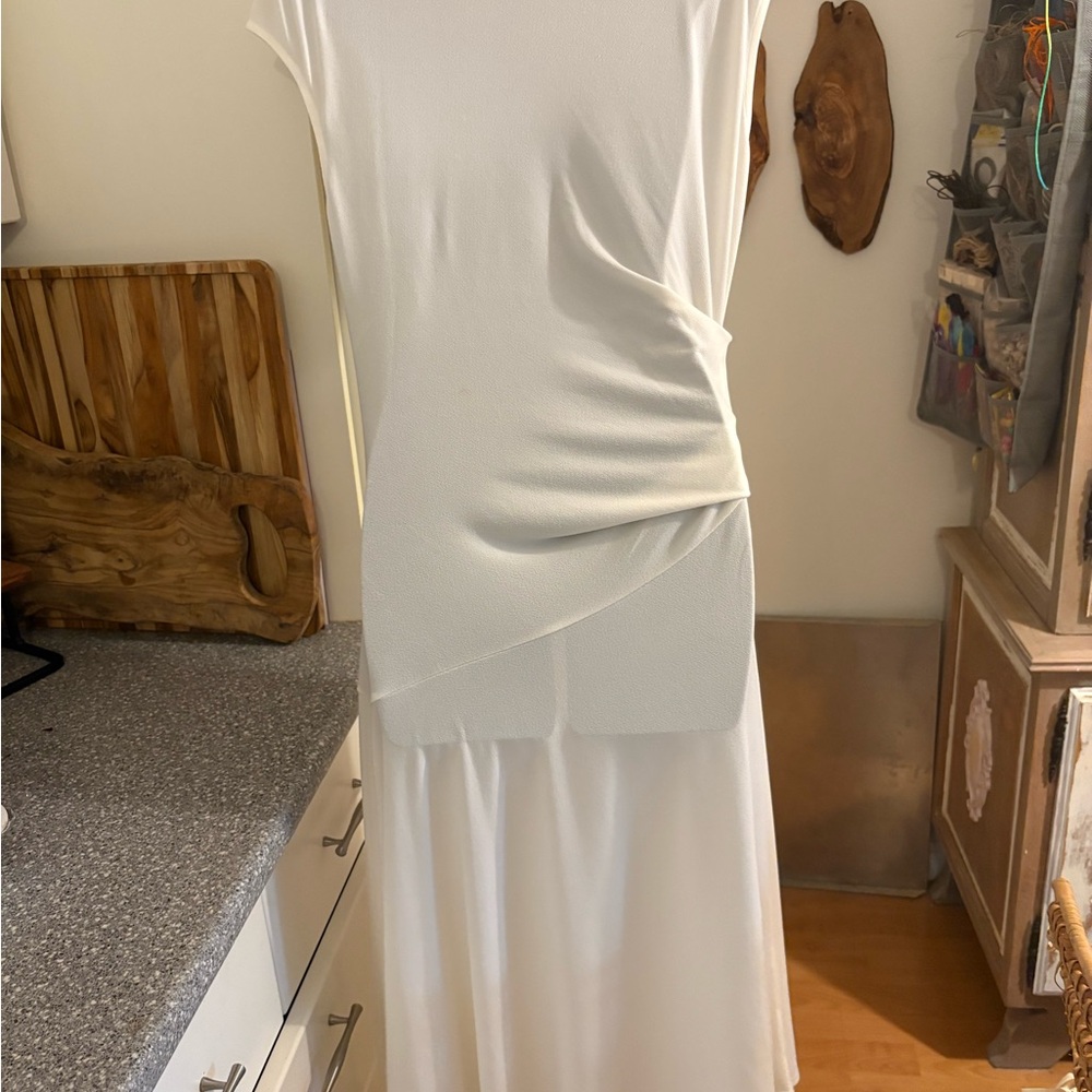 By Malene Birger white Aida Midi Dress - Picture 3 of 6